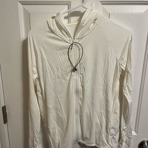NWT Jupe Vendue White Zip-Up Hoodie